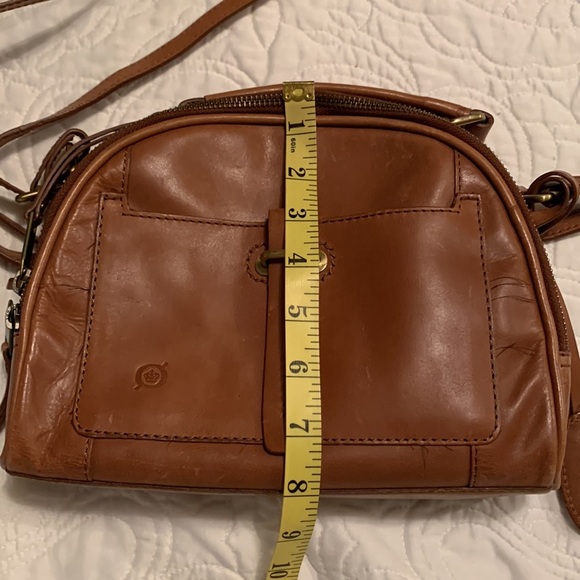 Born Angelo Dome Carmel Leather Crossbody - Picture 12 of 15